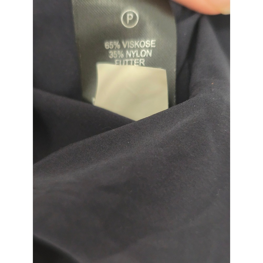 House of Harlow 1960 Navy Blue Burnout Velvet Floral Tie Strap Mini Dress Large - Picture 8 of 9